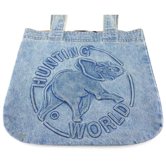 HUNTING WORLD Tote Bags Denim denim canvas Authentic